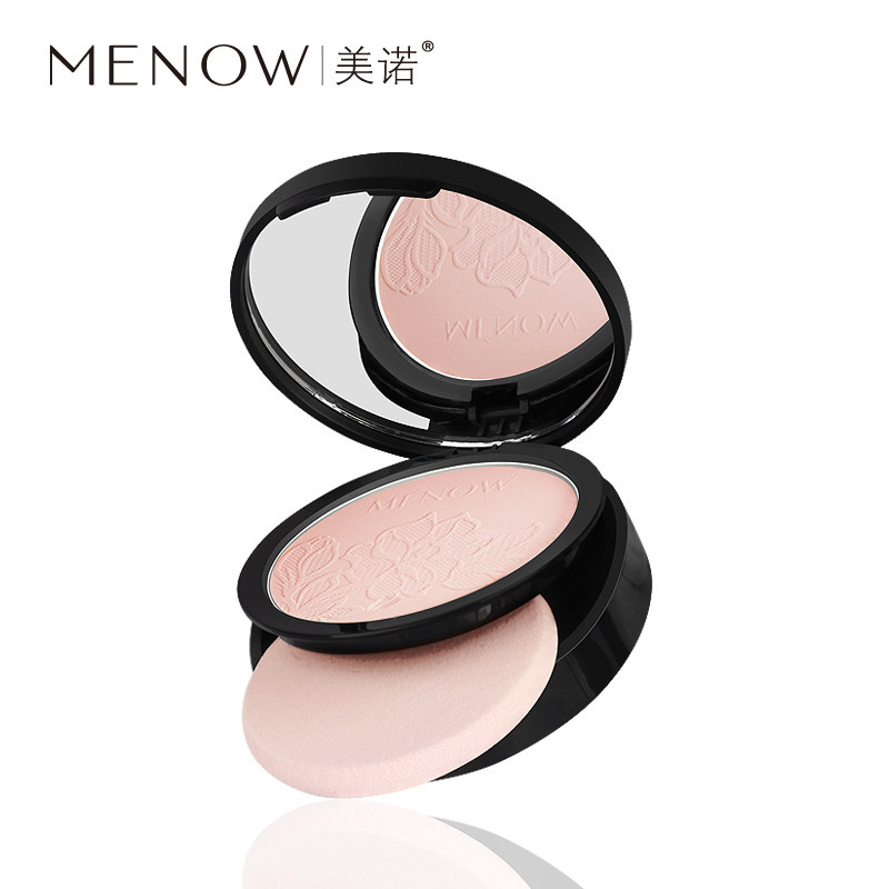 menow美诺持久遮瑕干粉蜜定妆粉饼 美诺粉饼
