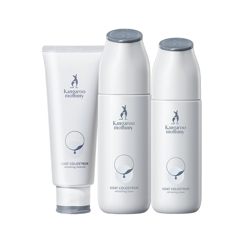 袋鼠妈妈孕妇护肤品套装羊初乳滋润去黄提亮肤色保湿洁面补水乳霜,淘宝优惠券,粉丝福利购,淘宝优惠卷