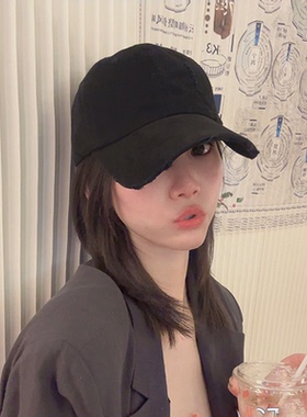 棒球帽休闲女四季显脸小鸭舌帽