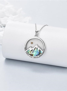 魅色饰品 亚马逊跨境饰品热销不锈钢手链简约镶贝壳芥菜籽项链女