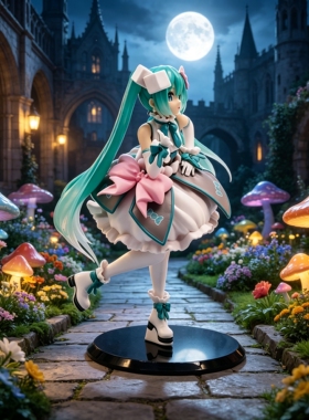 闪耀二次元美少女糖果初音手办MIKU动漫模型桌面机箱摆件盒装批发