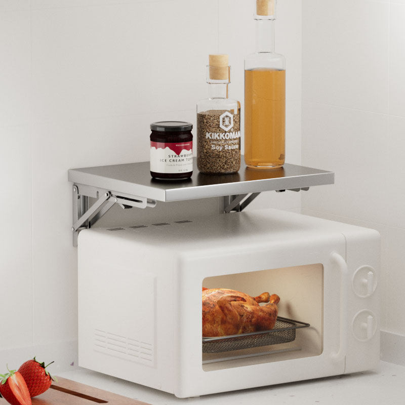 不锈钢可折叠三角架墙上置物架隔板活动伸缩托架层板支撑直角支架,淘宝优惠券,粉丝福利购,淘宝优惠卷