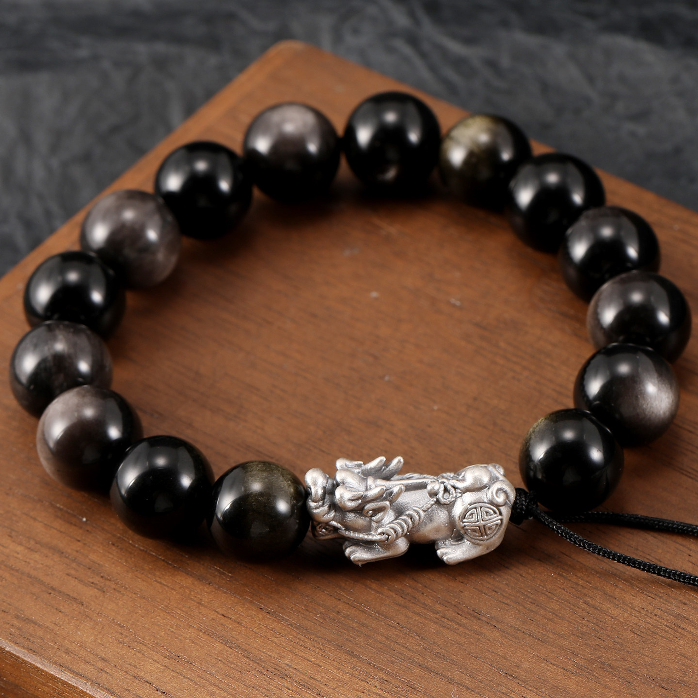 本命年足银招财纳福铜钱貔貅穿孔散珠3D硬银diy红绳手链银配件,淘宝优惠券,粉丝福利购,淘宝优惠卷