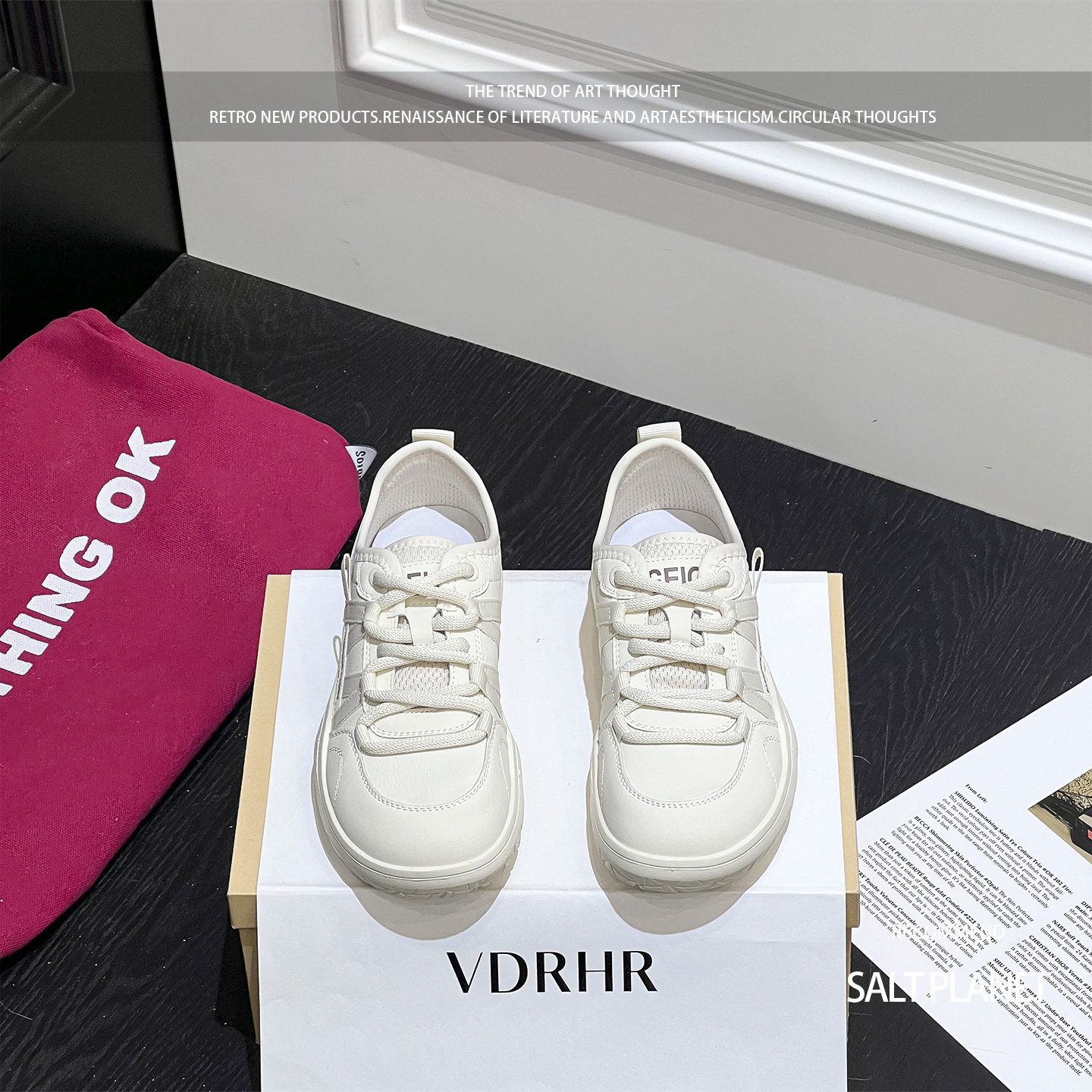 超轻德训鞋女2026春季新款平底舒适圆头系带不累脚百搭休闲运动鞋,淘宝优惠券,粉丝福利购,淘宝优惠卷