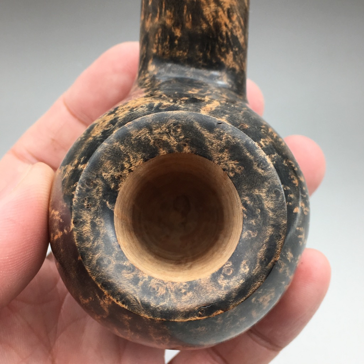 小猪烟斗 全新石楠木 意大利Moretti莫雷蒂 黑光染色 4b1 2015 25 - 图0