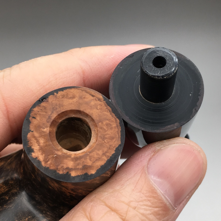 小猪烟斗 全新石楠木 意大利Moretti莫雷蒂 黑光染色 4b1 2015 25 - 图3