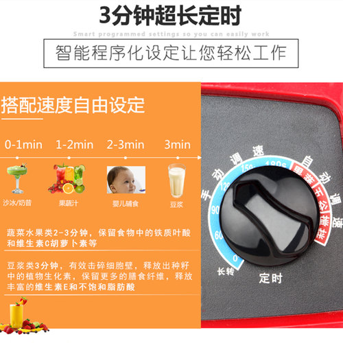 隆粤LY-989D商用现磨豆浆机果汁店榨汁机全自动多功能破壁料理机 - 图1