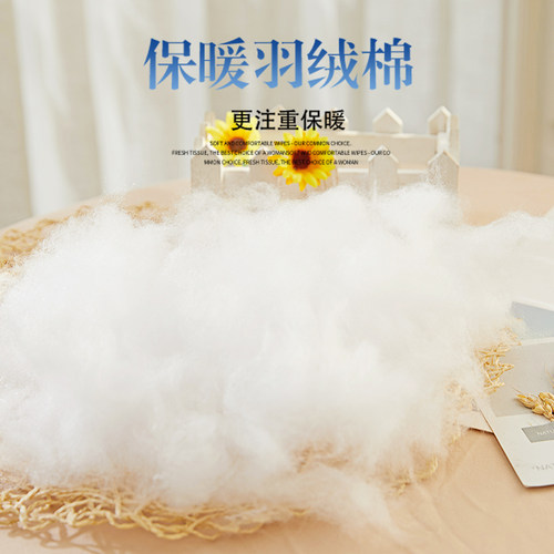 棉花填充物高弹纤维丝绵羽绒太空蓬松PP棉抱枕芯玩偶珍珠棉填充棉 - 图2
