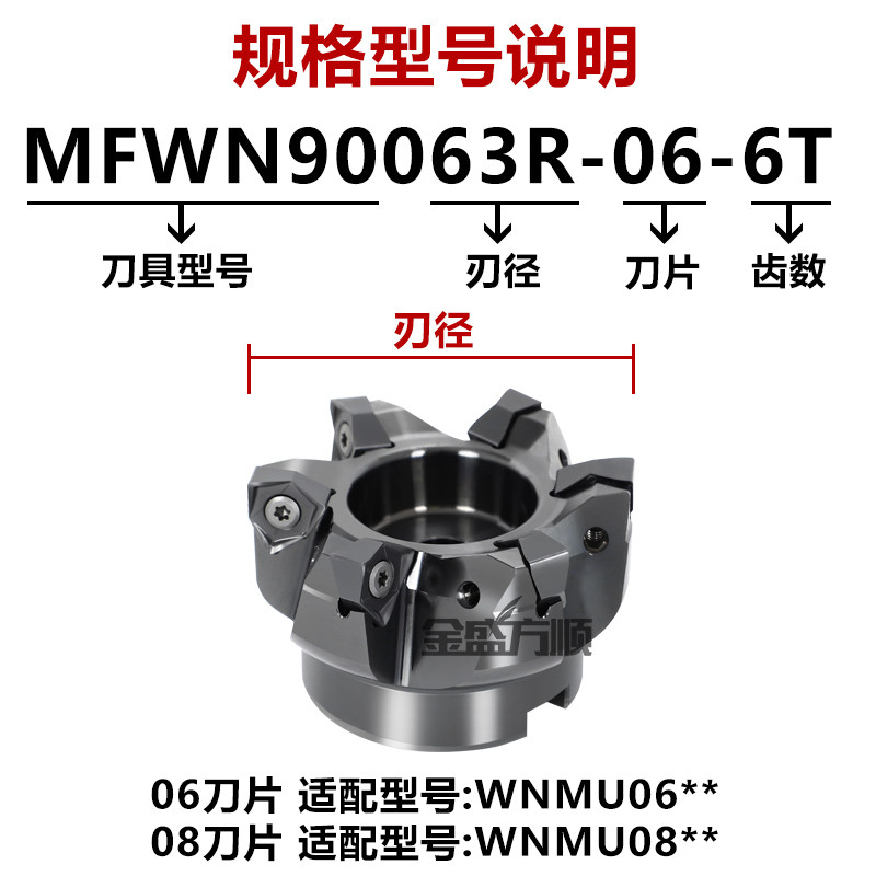 金盛方顺MFWN90快进给铣刀盘双面重切90度数控铣刀杆内冷锁牙刀头,淘宝优惠券,粉丝福利购,淘宝优惠卷