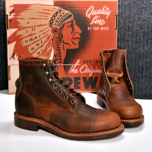 chippewa smith tan 6