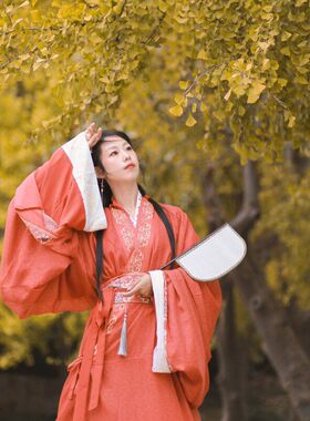 紫竹仿革丝扇子长柄异形刀扇汉服走秀拍照道具遮面扇古风复古扇