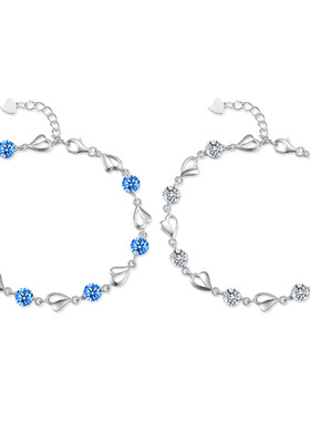 摩天轮女纯银奥拉钻原创设计手链