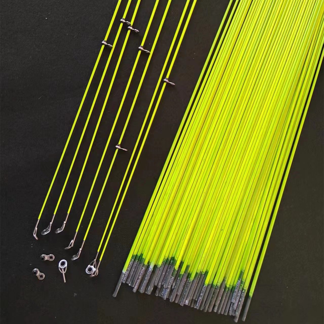 矶竿配节第一节竿稍尖子碳素荧光绿55cm带环实心竿稍矶钓竿稍配节,淘宝优惠券,粉丝福利购,淘宝优惠卷