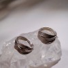 Made in Thailand, Nanzhu, Chiang Mai handmade silver ring, solid silver geometric line index finger ring