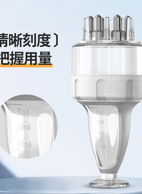 头皮上药器头部按摩梳