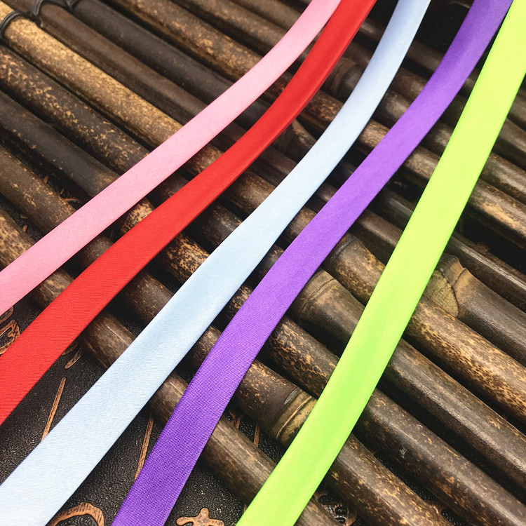 包边条压边条盘扣手工免烫缎面色丁仿真丝带旗袍布料镶边滚边辅料 - 图0