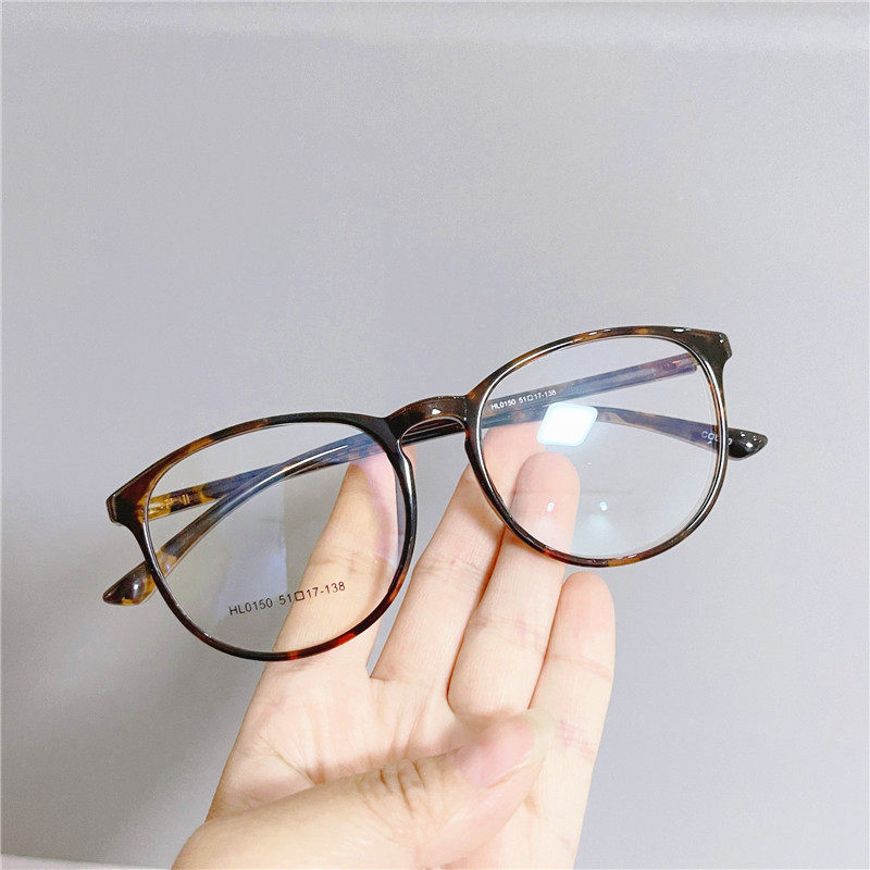 复古眼镜框TR90可配近视男女款轻眼睛架韩版潮圆脸中框全框黑色,淘宝优惠券,粉丝福利购,淘宝优惠卷