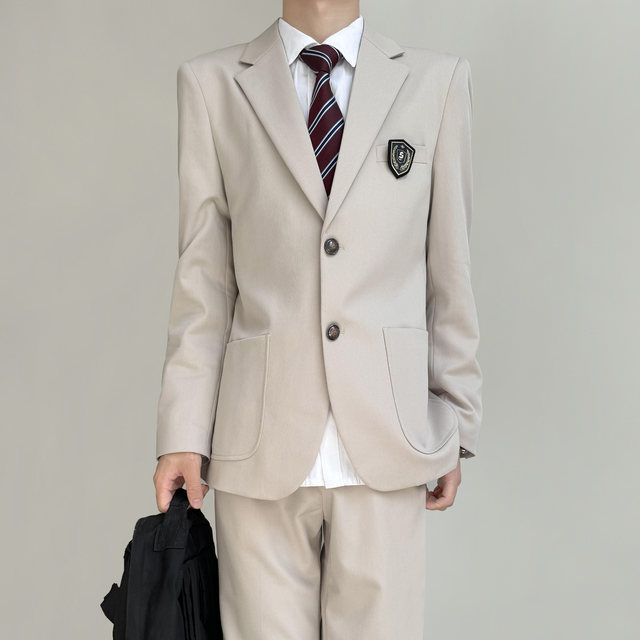 ລຸງ Kimura dk off-white striped suit jacket ຊຸດຜູ້ຊາຍ
