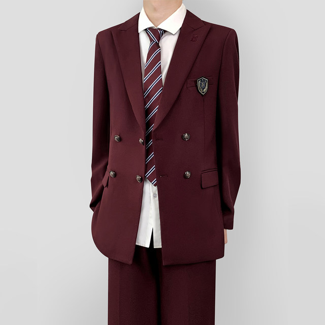 ລຸງ Kimura ເສື້ອກັນຫນາວ burgundy embroidered ຍີ່ປຸ່ນ
