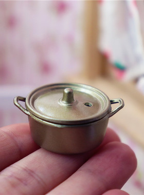 微缩厨房食玩小汤锅韩国娃娃屋