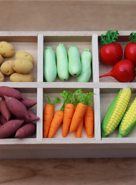 112ob11娃娃屋蔬菜场景水果蔬菜