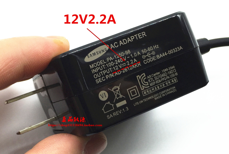 三星930X2K 110S1J/K笔记本电源适配器PA-1250-98充电器线12V2.2A - 图2