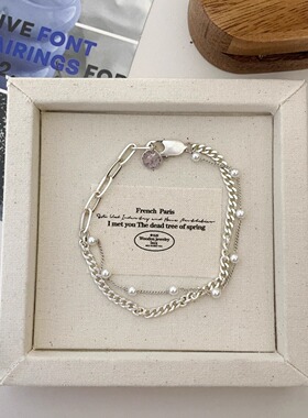 韩国简约气质优雅珍珠手链