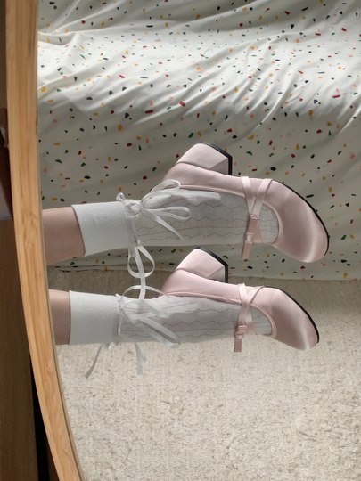 小sun家法式仙女风复古百搭蝴蝶结厚底玛丽珍单鞋女2025年秋季新