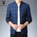 Áo khoác nam Playboy mùa thu mỏng phần phiên bản Hàn Quốc của xu hướng quần áo 2019 mùa xuân và mùa thu áo khoác nam mới - Đồng phục bóng chày