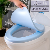 Light toilet lid Home Toilet Bowl toilet Soft ring Foaming Cover Circles Universal Seat Circle Foam Thickening Soft Waterproof