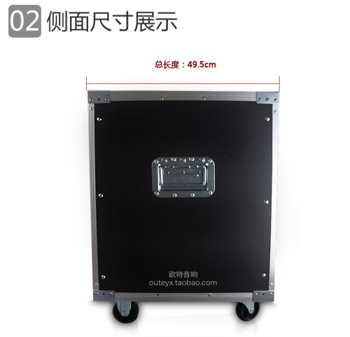 12u专业音响机柜 功放柜.机柜.机架.移动音响机柜.12U简易机柜 - 图1