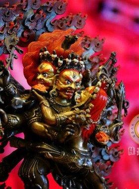 精工铜平安民族风佛像马头明王