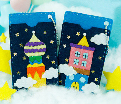 免裁剪情侣卡套公交证件套卡通不织布手工布艺diy材料包打发时间,淘宝优惠券,粉丝福利购,淘宝优惠卷