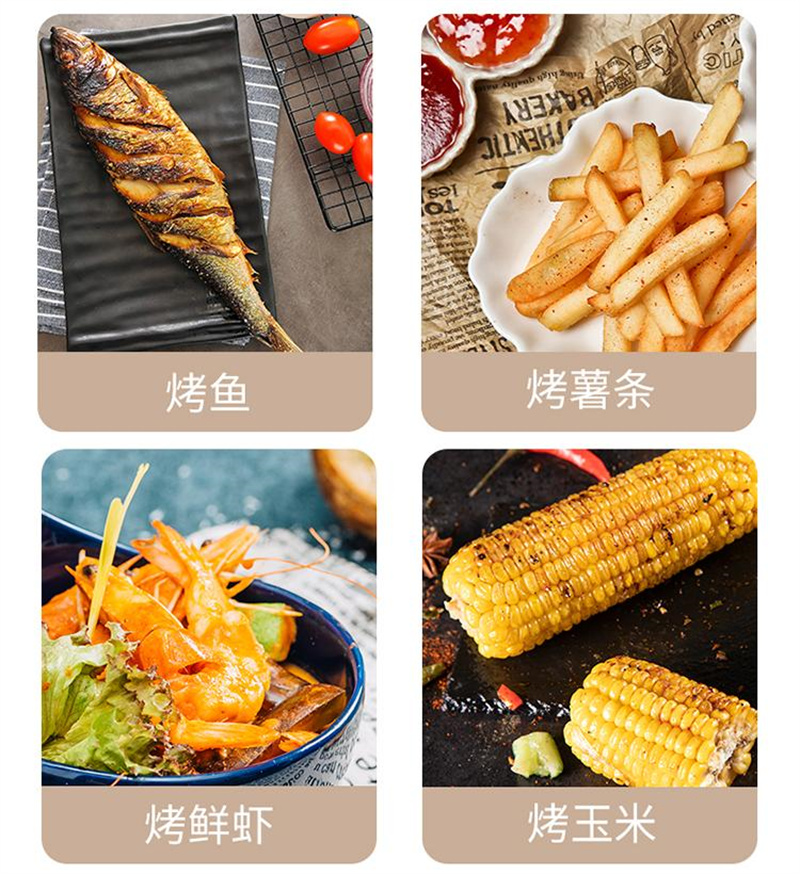 Oil-Free GLASS Frying Basket Air oven Fryer chips, Roasts-图1