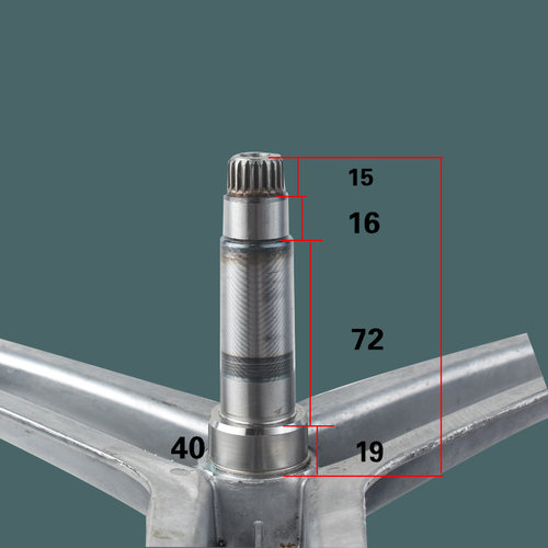 适用海尔洗衣机配件EG100HPRO9SU1/MATE71S/MATE7OW三脚架轴承 - 图2