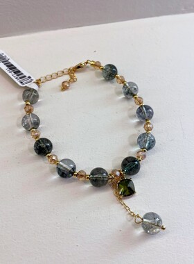 2025新款绿珠手串爆款招财手链