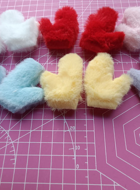 双面毛绒充棉鹿角手工diy