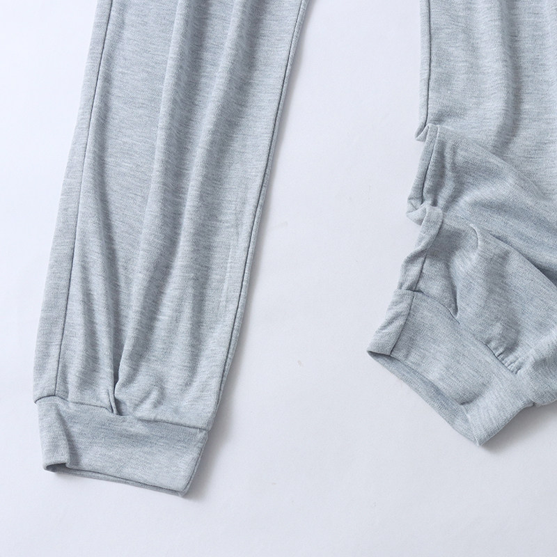 外贸欧美单休闲运动裤春季新款松紧腰系带束脚宽松学院风百搭长裤