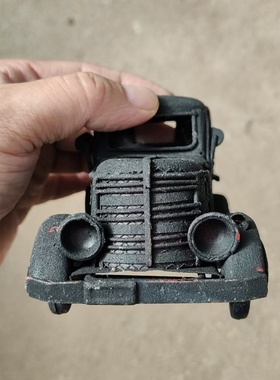 七八十年代手作国营老铁皮厂出品复古做旧铁皮车盆器摆件杂货