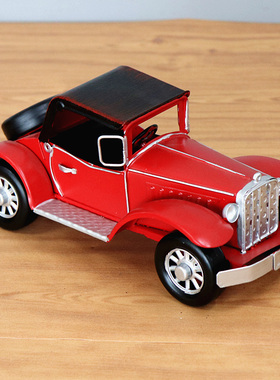 老爷车复古怀旧风美式酒柜装饰品