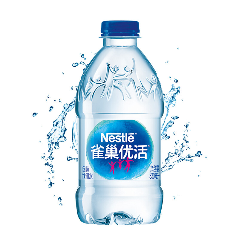 雀巢（Nestle）优活饮用水330ml*24瓶矿泉水纯净水江浙沪皖包邮-图0