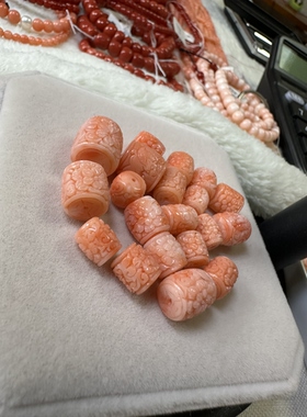 七宝珊瑚：精品花店桶珠DIY手串项链百搭款，标价为克价 喜欢联系