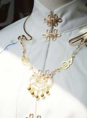 古风璎珞项圈少女汉服配饰古颈圈