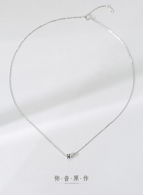 弥音原作S925纯银十字链女锁骨链