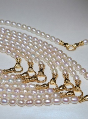 玫瑰的故事刘亦菲同款珍珠项链女