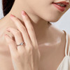 Forever Heritage S925 Silver Angel's Kiss Diamond Ring