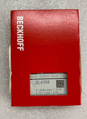 询价EL4104倍福EL4104BECKHOFF顺丰发货