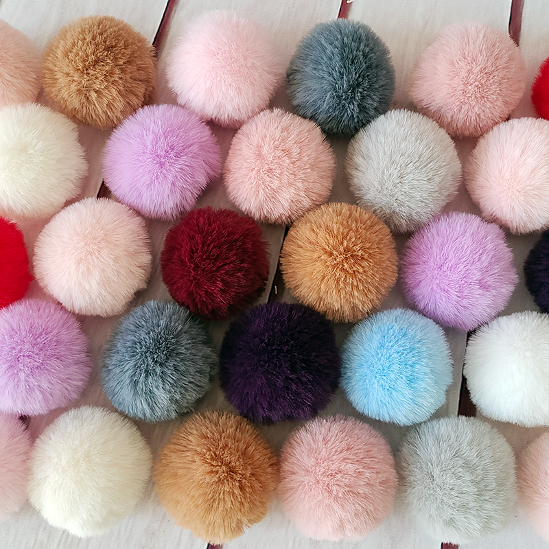 仿獭兔小毛球diy绒球配饰5cm仿真毛球球装饰服装鞋帽配件手工材料,淘宝优惠券,粉丝福利购,淘宝优惠卷