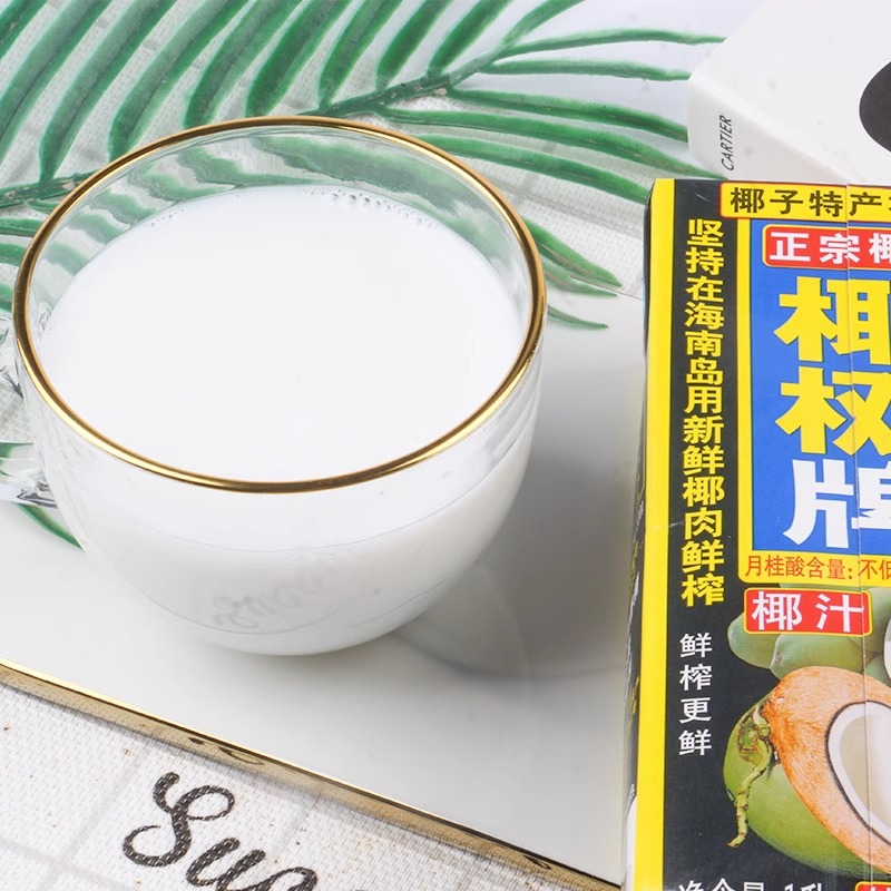 椰树1L椰汁正宗椰树牌海南特产植物蛋白椰奶椰子汁饮料1000ml*1盒 - 图0