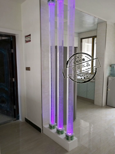 Глянцевый кварц, прозрачное белое украшение для колонны для гостиной
